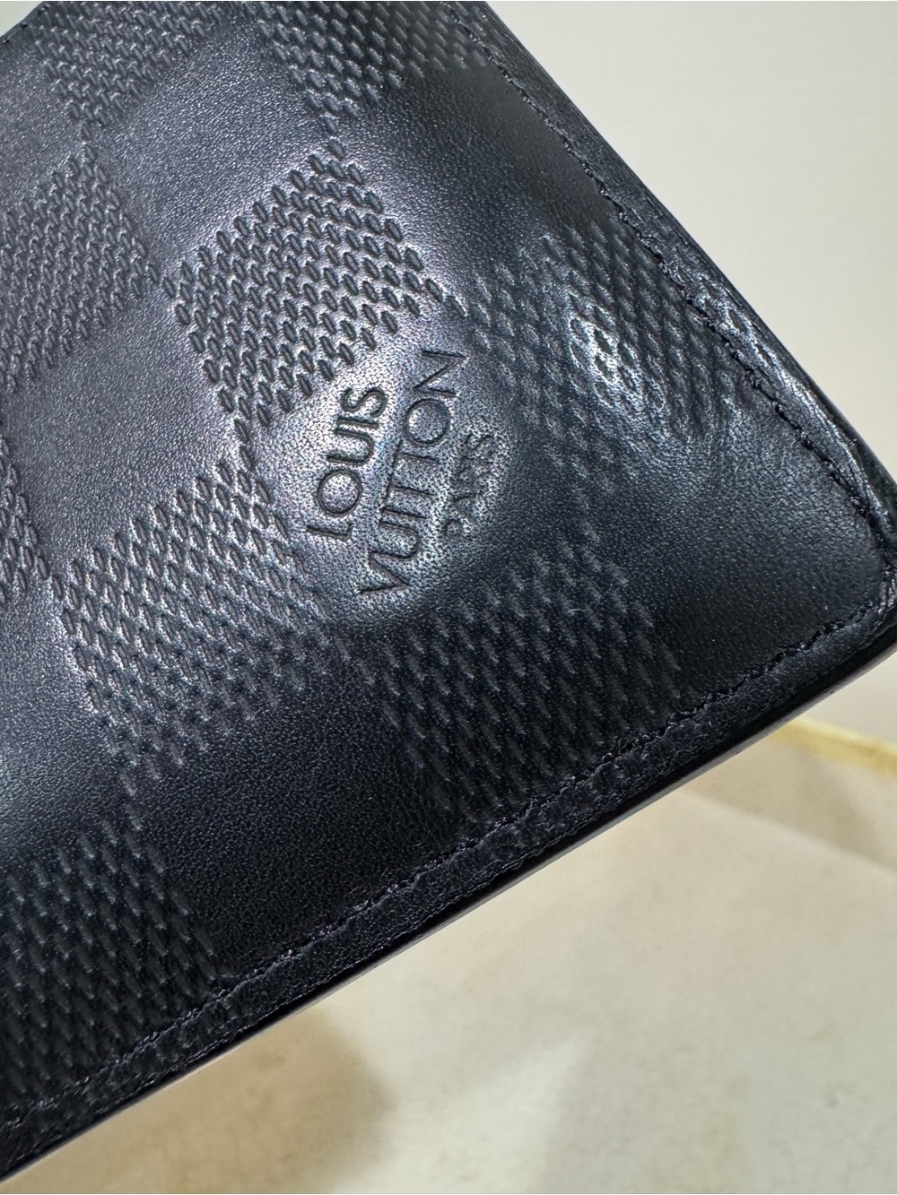 Louis Vuitton Black Damier Infini Bifold Wallet - Picture 2 of 8